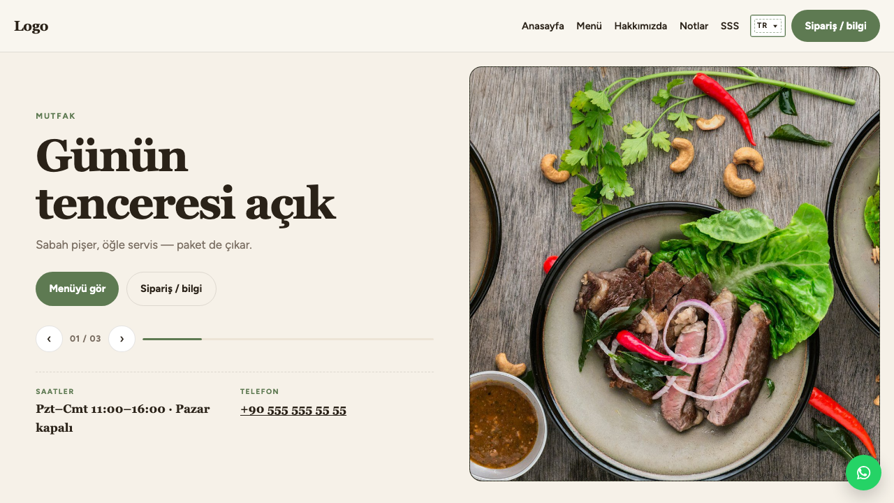 Ev Yemeği - 1 teması — Ev Yemeği
