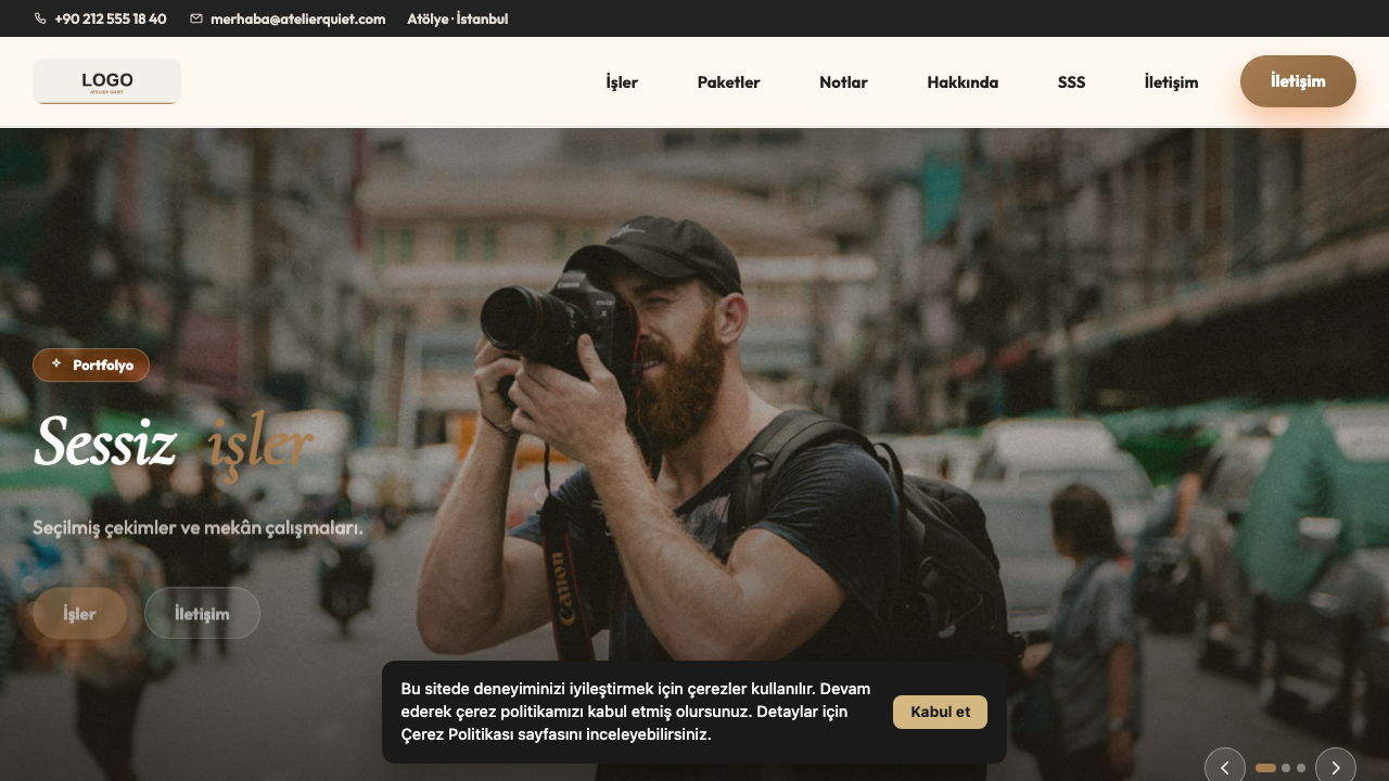 Portfolyo - 4 teması önizleme — Portfolyo web sitesi tasarımı