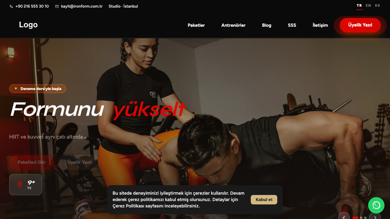 Spor - 1 teması önizleme — Spor web sitesi tasarımı